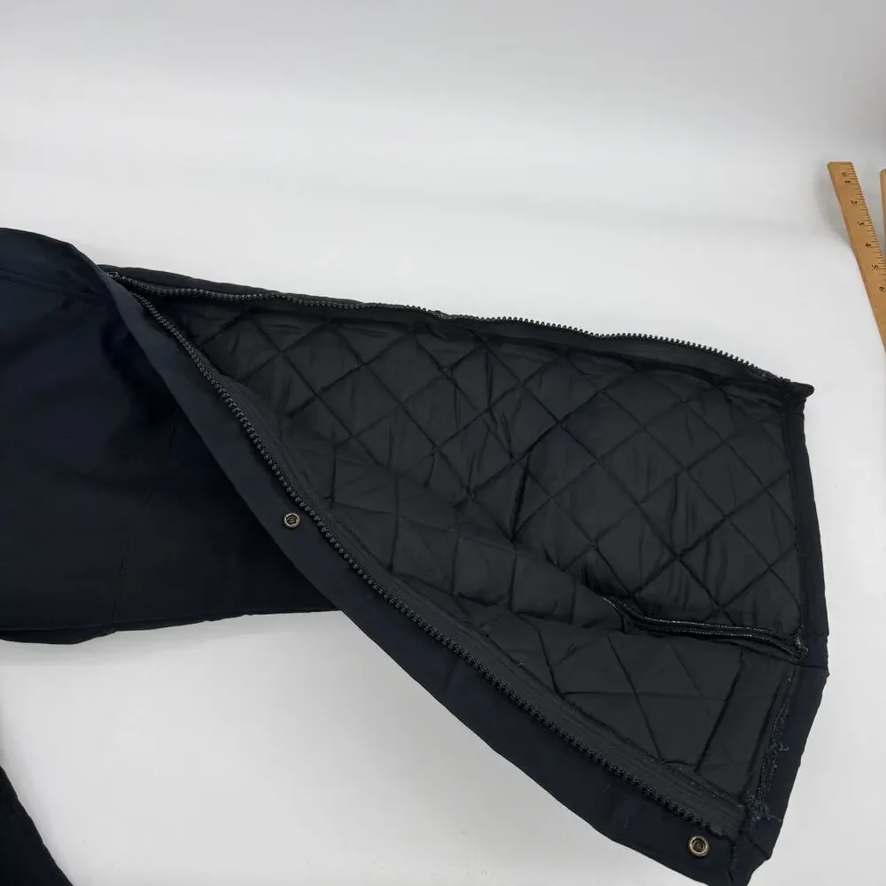 DAKOTA Outerwear Cold Weather Insulated Black Bib Overall Size M Zip Front, Leg